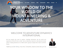 Tablet Screenshot of adventuredynamics.co.za